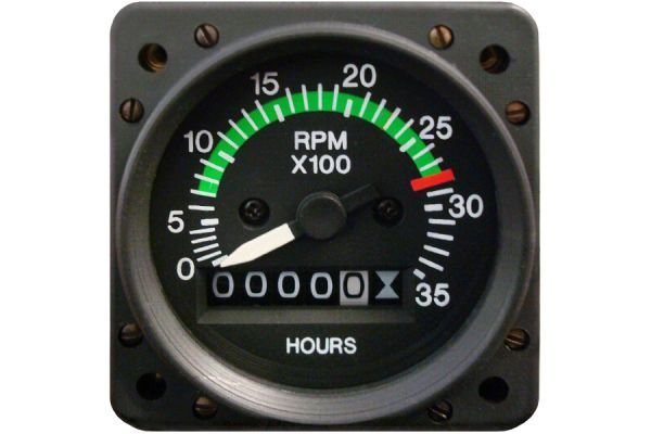 2 1/4″ Diamond Mechanical Tachometer by Superior Labs