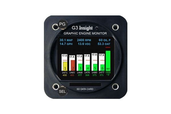 2 1/4″ GEM G3 Engine Monitor 4 or 6-Cyl Single G1/600 Upgrade + $500 Core (Applied in Cart)